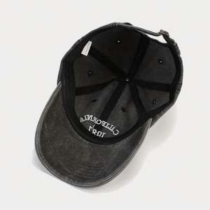 Gorra de Béisbol Bordada con Estilo Vintage para Hombre, Estilo Deportivo Urbano para Primavera/Verano, Personalizable, Fabricada por Mujeres - Product Image 6