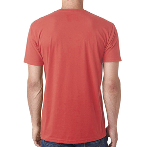 เสื้อยืดคอวีผ้าคอตตอนถักคุณภาพสูง 100% สำหรับฤดูร้อน ผู้ชาย สีพื้น เรียบง่าย เป็นมิตรกับสิ่งแวดล้อม ระบายอากาศได้ดี ทรงโอเวอร์ไซส์ - Product Image 6