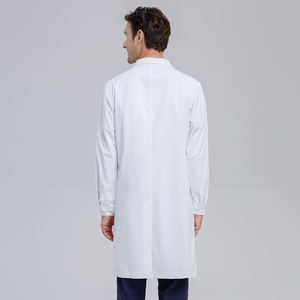 Bata de Laboratorio Blanca con Logotipo Personalizado para Hombres y Mujeres, Uniforme Médico con Cuello de Solapa, Manga Larga, Bata de Doctor, Bata Quirúrgica de Hospital - Product Image 6