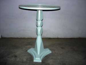Durable <b>Round</b> Metal <b>Console</b> <b>Table</b> Pedestal Base Modern Design Living Room Furniture Accent Side <b>Table</b> - Product Image 1