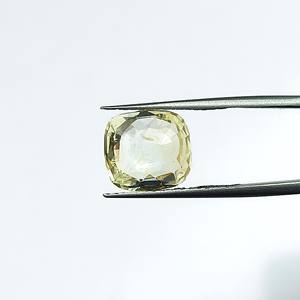 Zafiro amarillo natural de 7,24 quilates, corte cojín, de Sri Lanka, piedras sueltas para la fabricación de joyas y anillos YSCN-06 - Product Image 5