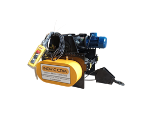 Electric 1-3 Ton Capacity 9 Mtr Lifting Height Wire Rope Aluminum Alloy <b>Hoist</b> ABB Motor EMCO Brake PBL Gearbox Remote Control - Product Image 4