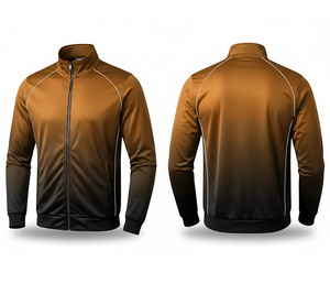 Veste zippée personnalisée avec logo OEM pour les équipes et les clubs, vêtements respirants à séchage rapide |   Tailles Hommes Femmes Jeunes |   Veste d'entraînement - Product Image 4
