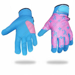 Meilleure qualité nouveauté sublimation imprimé cuir de vachette cabretta gant de baseball avec bracelet en caoutchouc pour hommes et femmes - Product Image 3