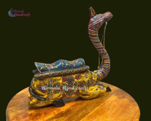 Artisanat Nirmala, figurine de chameau peinte à la main, style Art déco, motif animal, bois personnalisable, respectueux de l'environnement, décoratif - Product Image 3