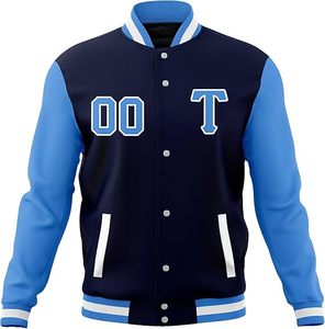 Nouvelle veste varsity personnalisée pour homme, veste de baseball patchwork, broderies, patchs, veste bomber varsity avec nom et numéro - Product Image 5