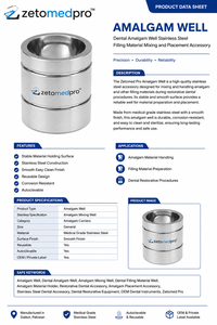 อุปกรณ์ผสมและวางวัสดุอุดฟันอะมัลกัมสเตนเลสสตีล ยี่ห้อ OEM Zetomed Pro - Product Image 3