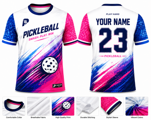 Custom Pickle Ball Gift Jersey Shirt Short Sleeve Polo Sublimation Pickleball Shirts <b>Darts</b> Jersey Pickleball Wear Golf Tennis - Product Image 6