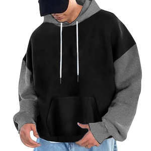 Sweat à capuche oversize pour homme en tissu de qualité supérieure, épais, respirant, à manches longues, nouveau style, coloré - Product Image 3