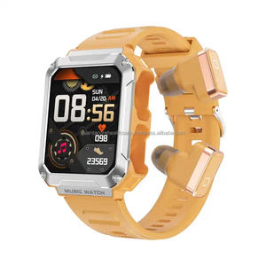 QC F18 T93 mode 2-en-1 musique écouteurs 1.96 "grand écran 4G mémoire IP67 étanche sommeil Tracker répondre aux appels pour hommes et femmes - Product Image 3