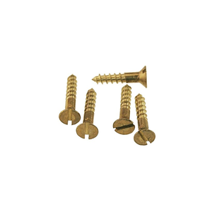 Vis à bois en laiton robustes, fourniture OEM, fixations de précision pour le bois, les meubles, les armoires et les équipements industriels - Product Image 1