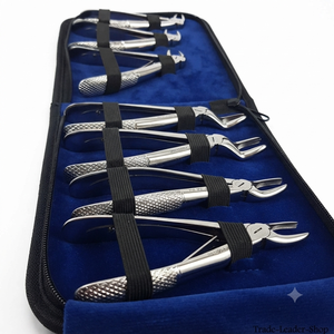 Extraction Forceps <b>Kit</b> Pedo 7Pc Set General Surgery Manual German Stainless Steel Class II CE Certified OPTITECH Instruments - Product Image 4