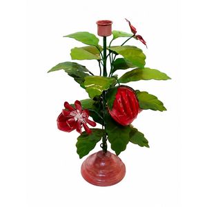Porte-bougie artistique contemporain, support à bougie géométrique en métal, élégant centre de table pour la décoration intérieure et les événements de mariage - Product Image 6