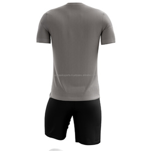 Vêtements de sport de football personnalisés en gros, ensemble de survêtement, maillot de football pour adultes, vêtements pour hommes et femmes, uniformes d'entraînement, 100% polyester - Product Image 2