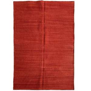 Alfombra minimalista de lana y algodón Dhurrie, alfombra Kilim Mat en 3x5 pies, ideal para interiores modernos - Product Image 2