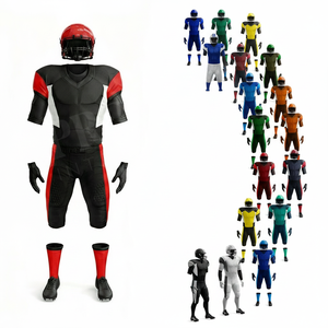 Custom Printed Sportswear Football Uniform Jersey Pants Combination Professional Apparel Safety Padded Practice Football Kit - Product Image 1