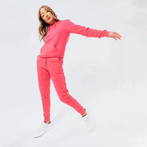 Conjunto de 2 piezas de pantalones deportivos y top corto de punto sólido estilo vintage, joggers casuales blancos para mujer - Product Image 1