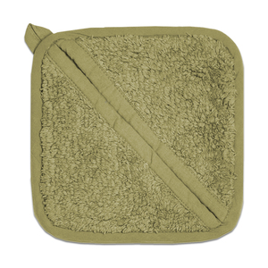 Maniques de cuisine en coton 100% couleur unie, super absorbantes, en tissu éponge, à prix compétitif en gros. - Product Image 3