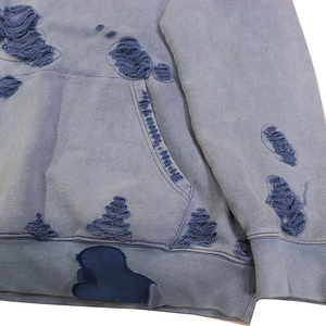 เสื้อฮู้ดดี้ทรงโอเวอร์ไซส์แบบดิสเทรส รุ่น Heavyweight สีซีดจางสไตล์วินเทจ พร้อมปักโลโก้ตามสั่ง - Product Image 5