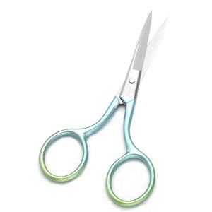 Tijeras Profesionales de Acero Inoxidable de 3.9 Pulgadas con Punta Fina Recta para Peluquería, Cabello Facial, Orejas, Nariz y Cejas - Product Image 4