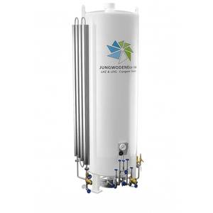 Réservoir cryogénique premium en acier inoxydable, cuve sous vide pour le stockage et la distribution de gaz liquides LO2, LAr, LNG - Product Image 1