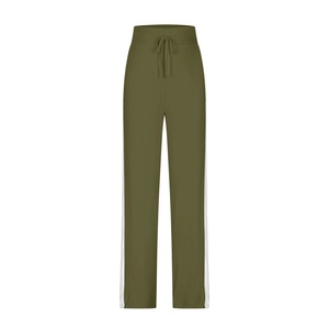 Pantalon de survêtement molletonné pour femme, taille haute, coupe droite, avec cordon de serrage, écologique, double face - Product Image 4