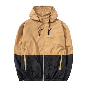 Men's Lightweight Windbreaker Jackets Outdoor Hooded Pocket <b>Raincoat</b> Jacket - Product Image 1