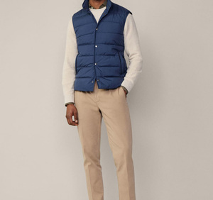Mens <b>Thermal</b> <b>Gilet</b> Jacket Sleeveless Lightweight Insulated Warm Winter Outdoor Casual Vest Custom Wholesale Garment Manufacturer - Product Image 1