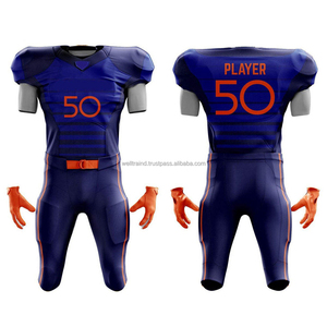 Uniforme de football américain conçu pour gérer les jeux agressifs, offrant confort, résilience et ajustement constant aux professionnels du sport - Product Image 4