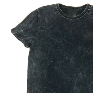 T-shirts pour hommes en coton, coupe classique, design unique, effet délavé à l'acide, col contrastant, haute qualité, nouvelle mode, respirants, sur mesure - Product Image 2