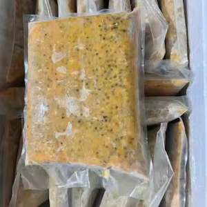 Purée de fruit de la passion surgelée IQF en vrac, cubes de fruit de la passion IQF - Product Image 6