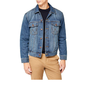 Chaqueta de Mezclilla Gruesa con Forro Polar para Hombre, Tallas Grandes, de Alta Calidad, para Exportación - Product Image 6