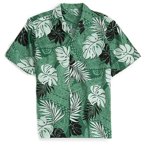 เสื้อเชิ้ตผู้ชายลายดอกไม้พรีเมียม ลายดอกปาล์ม สำหรับใส่ลำลองชายหาด รีสอร์ท ขายส่งจากโรงงาน ส่งออก - Product Image 1