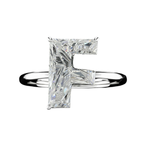 Joya Personalizada con Letra F, Diamante Cultivado en Laboratorio de 1 Quilate, DEF VVS VS1 HPHT CVD, Diamante Suelto Certificado, Venta al por Mayor - Product Image 1