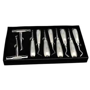 10 pièces Élévateurs dentaires chirurgicaux pour extraction et luxation de racines, kit d'élévateurs endodontiques CE ISO par Grip Surgical - Product Image 6