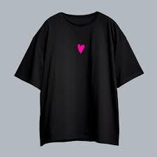 เสื้อยืดโอเวอร์ไซส์ผู้หญิง สตรีทแวร์ แฟชั่นลำลอง ดีไซน์ใหม่ ทรงไหล่ตก - Product Image 1