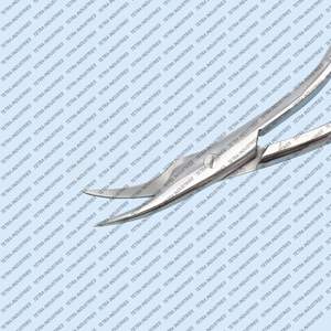 Tijeras de Sutura Heath de 6 Pulgadas, Hojas Dentadas Doble Curvatura, Acero Inoxidable Alemán, Instrumentos Quirúrgicos - Product Image 2