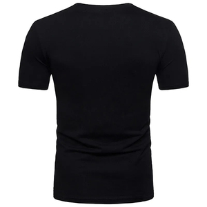 เสื้อยืดคอวีผู้ชายผ้าฝ้ายใส่สบาย ระบายอากาศได้ดี ทันสมัย ใส่ได้ทุกวัน น้ำหนักเบา - Product Image 2