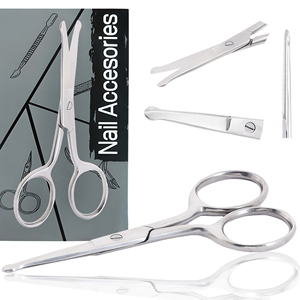 Ciseaux à cuticules professionnels à pointe fine incurvée 2026, livraison rapide, ciseaux en acier inoxydable, utilisation à domicile et en salon, ciseaux de beauté - Product Image 3