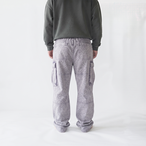 Pantalones de chándal cargo extragrandes para hombre, con lavado ácido, multibolsillos, de algodón, de corte holgado, estilo jogger, streetwear, casual, baggy - Product Image 2