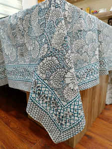 Meilleures ventes, nappe de table en coton 100% véritable, fabriquée à la main, imprimée au bloc, lavable, absorbante, emballage personnalisé, tulipe, pour la maison, utilisation en extérieur - Product Image 2