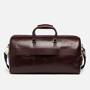 100% Genuine Leather Men Women Travelling Duffle <b>Bags</b> / Factory Made Custom High Quality Travel Waterproof <b>Duffel</b> <b>Bag</b> - Product Image 1