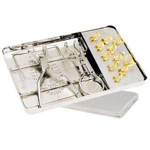 ชุดเครื่องมือทำจากยางเขื่อนพร้อมถาดรองเทปฆ่าเชื้อชุดแยกฟันคลาส II - Product Image 1