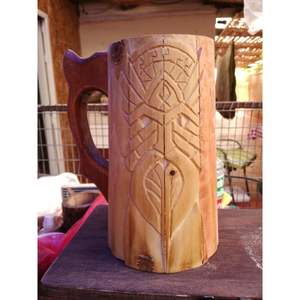 Vaso de Madera para Bebidas, para el Hogar, la Oficina o el Café, Versátil y Elegante - Product Image 5