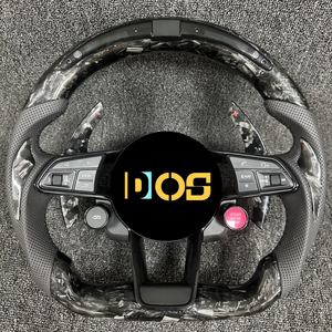 Volant sport en cuir de haute qualité personnalisable, compatible avec les séries <span class=keywords><strong>Audi</strong></span> A1/A3/A4/A5/A6/A7/<span class=keywords><strong>RS</strong></span>/Q5/Q7/Q3/Q8 - Product Image 4