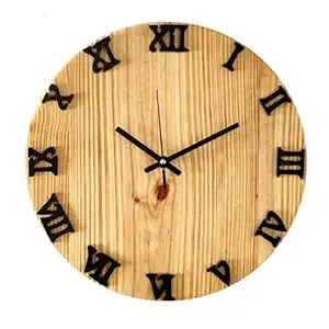 Premium Handmade Natural Wooden <b>Clock</b> Wholesale Price Elegant Home Decor for Living Room Bedroom and Office Use - Product Image 4