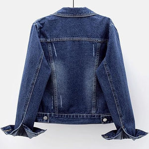 Oem Women's Denim Jean Jacket Men Casual Outwear Fall Jacket Denim Button up Coat Oversize Denim Jacket for Men - Product Image 3