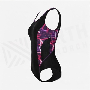 Traje de Baño de Una Pieza con Logotipo Personalizado de Fábrica, el Mejor Diseño, Traje de Baño Deportivo para Mujer - Product Image 6