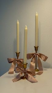 Golden <b>Bow</b> Candle <b>Holder</b> Metal Taper Candle Stand Decorative Candlestick <b>Holder</b> for Home Decor Dining Table Wedding - Product Image 6