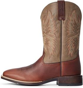 Bottes de cowboy en cuir personnalisables professionnelles pour l'équitation, imperméables, style western, hautes - Product Image 1